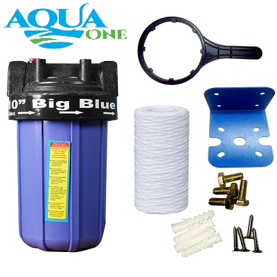 10 inch Big Blue Jumbo Wound Water Filter Set, ideal for Whole House Water Filtration purpose